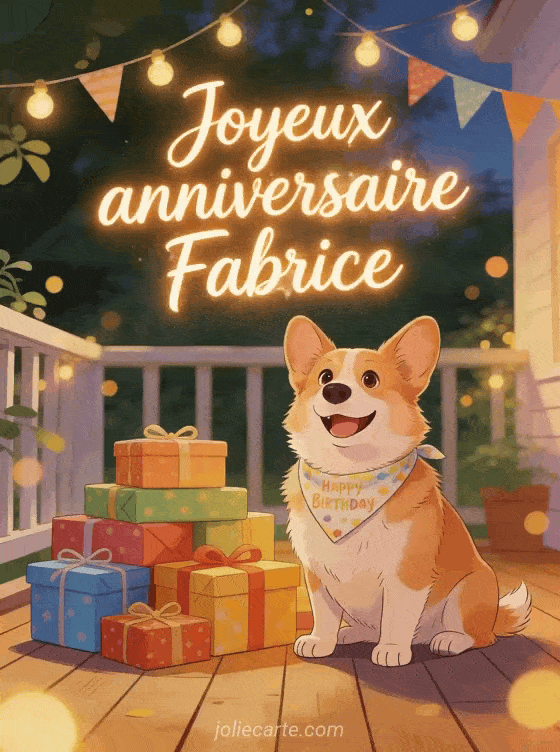 Joyeux anniversaire Fabrice - Joyeux anniversaire fabrice image