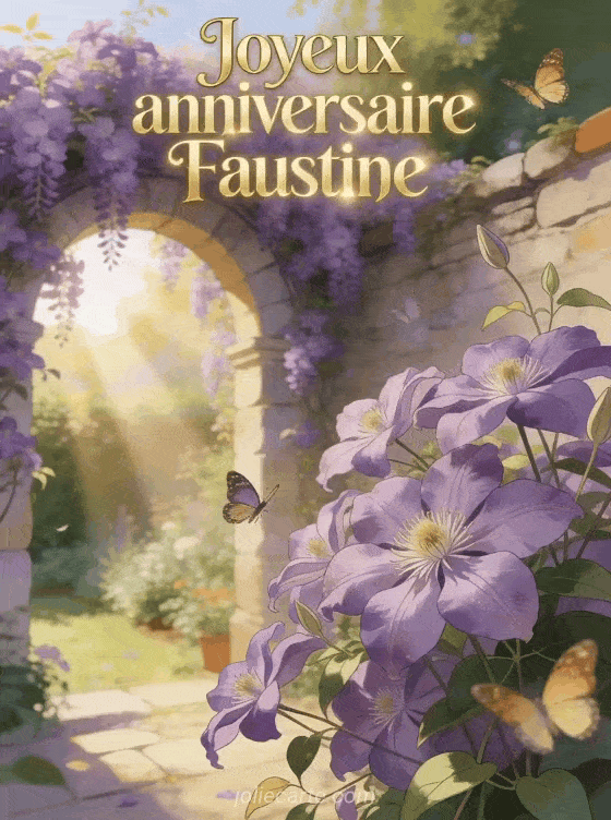 Joyeux anniversaire Faustine - Joyeux anniversaire faustine image