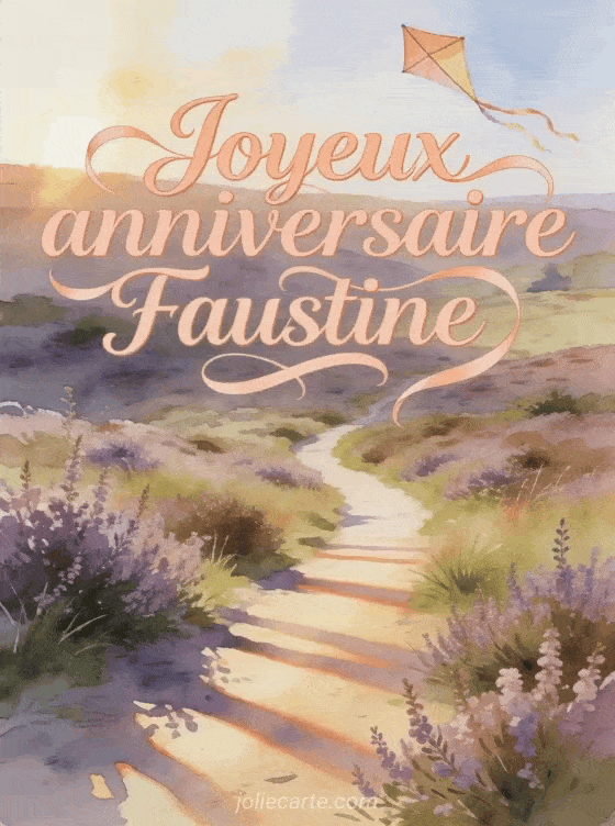Joyeux anniversaire Faustine - Joyeux anniversaire faustine gif anime