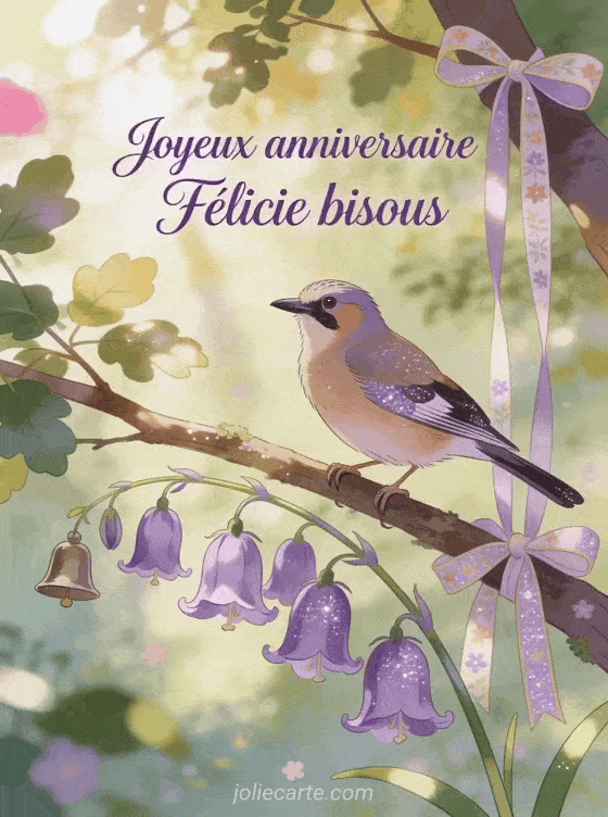 Joyeux anniversaire Félicie - Joyeux anniversaire felicie bisous