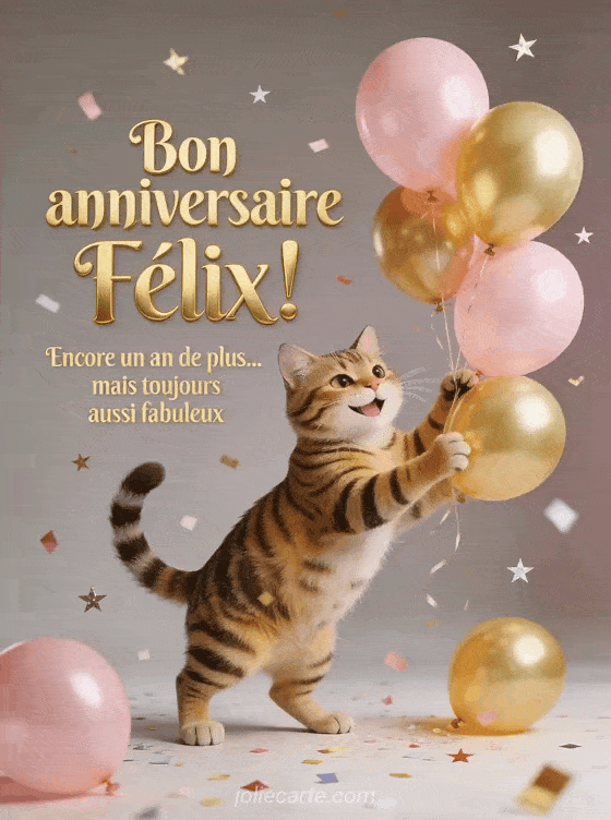 Joyeux anniversaire Felix - Bon anniversaire felix