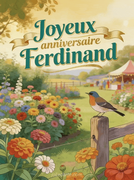 Joyeux anniversaire Ferdinand - Joyeux anniversaire ferdinand image