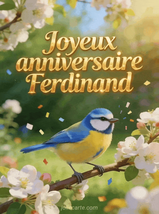 Joyeux anniversaire Ferdinand - Joyeux anniversaire ferdinand gif anime
