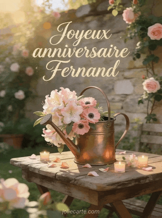 Joyeux anniversaire Fernand - Joyeux anniversaire fernand fleurs