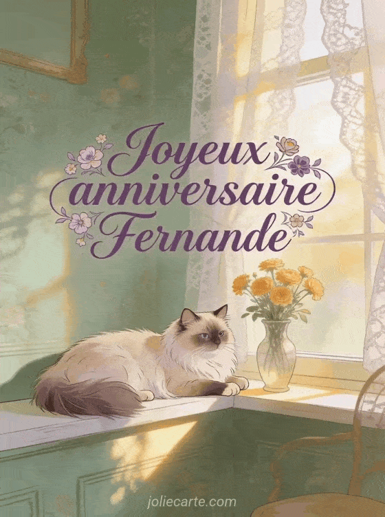 Joyeux anniversaire Fernande - Joyeux anniversaire fernande gif