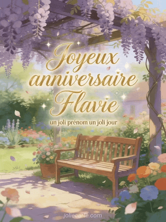 Joyeux anniversaire Flavie - Joyeux anniversaire flavie image