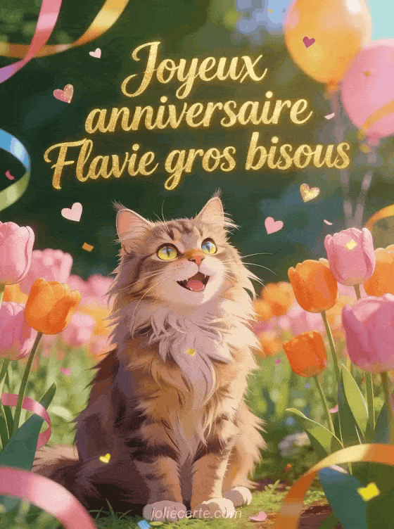 Joyeux anniversaire Flavie - Joyeux anniversaire flavie gros bisous