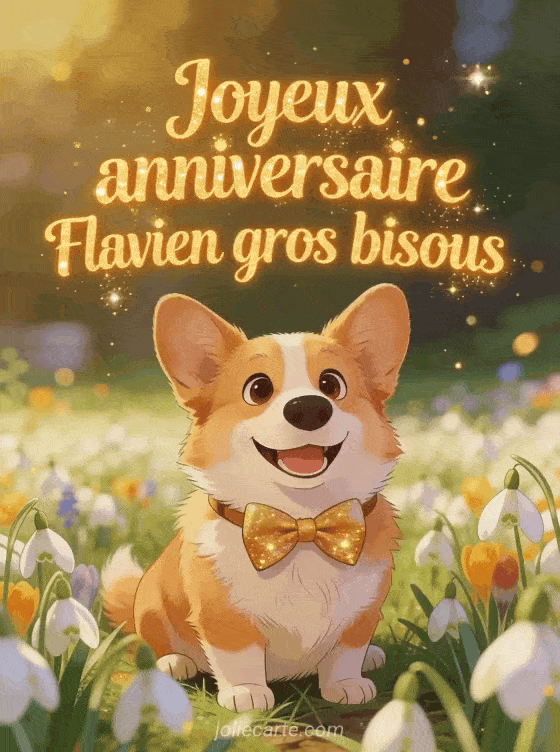 Joyeux anniversaire Flavien - Joyeux anniversaire flavien gros bisous
