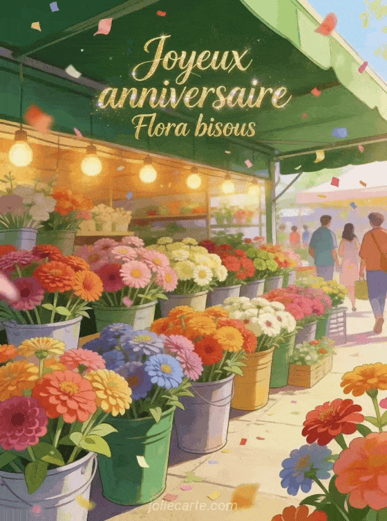 Joyeux anniversaire Flora - Joyeux anniversaire flora bisous