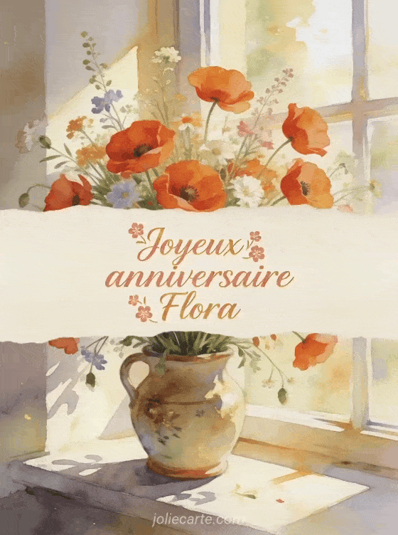 Joyeux anniversaire Flora - Joyeux anniversaire flora fleurs