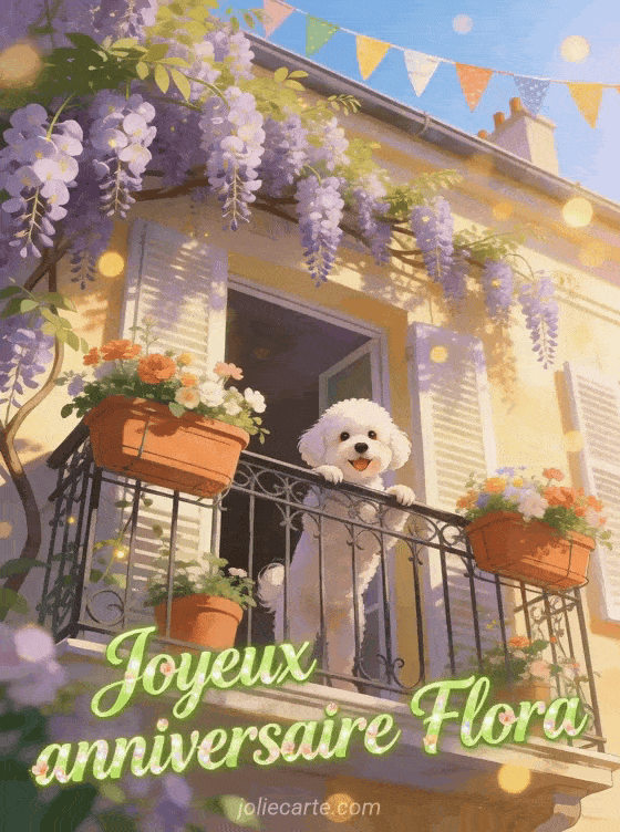 Joyeux anniversaire Flora - Joyeux anniversaire flora gif anime