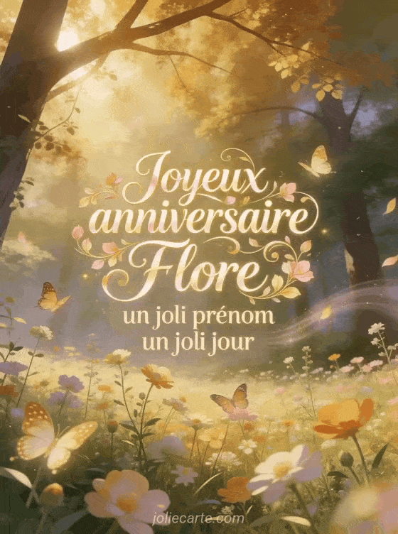 Joyeux anniversaire Flore - Joyeux anniversaire flore image