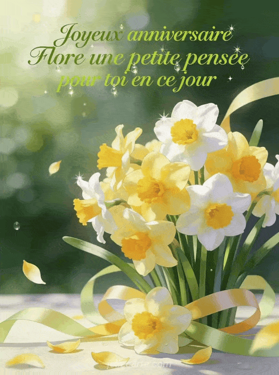 Joyeux anniversaire Flore - Joyeux anniversaire flore bisous