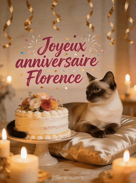 Joyeux anniversaire Florence - Joyeux anniversaire florence gif
