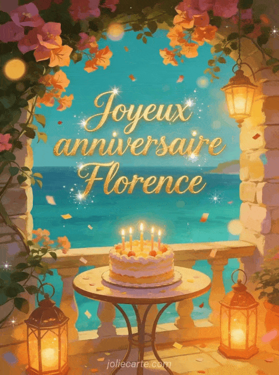 Joyeux anniversaire Florence - Joyeux anniversaire florence image
