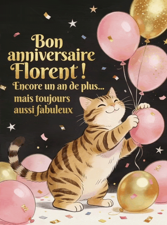 Joyeux anniversaire Florent - Bon anniversaire florent