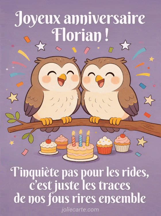 Joyeux anniversaire Florian - Joyeux anniversaire florian rigolo