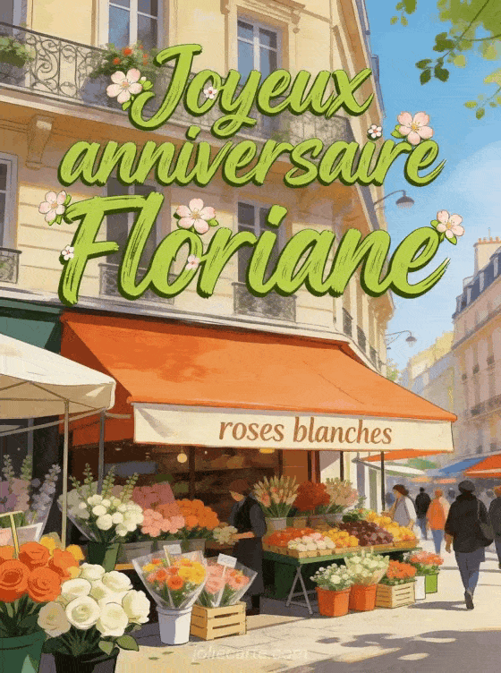 Joyeux anniversaire Floriane - Joyeux anniversaire floriane gif anime