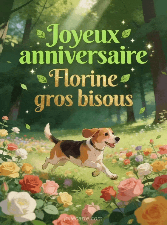 Joyeux anniversaire Florine - Joyeux anniversaire florine gros bisous