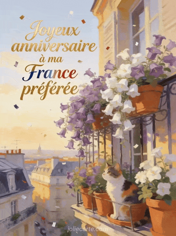 Joyeux anniversaire France - Joyeux anniversaire france fleurs
