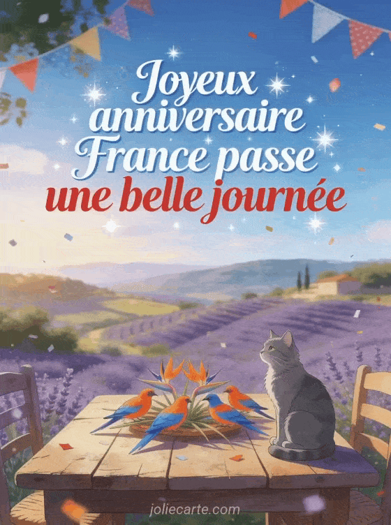 Joyeux anniversaire France - Joyeux anniversaire france gif