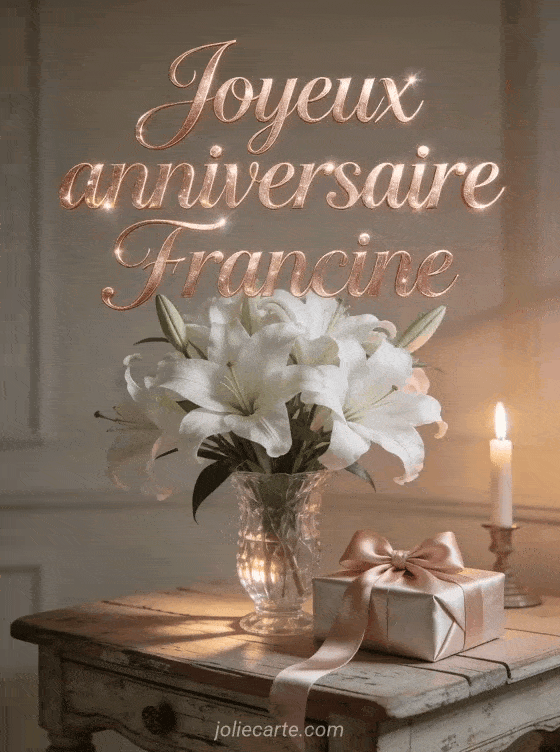 Joyeux anniversaire Francine - Joyeux anniversaire francine femme