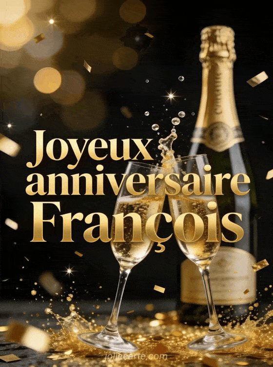 Joyeux anniversaire François - Joyeux anniversaire francois champagne