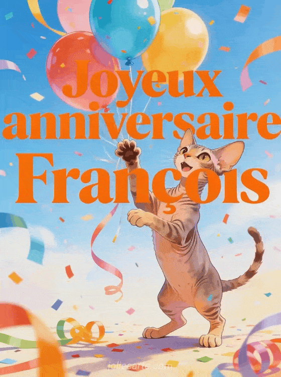 Joyeux anniversaire François - Joyeux anniversaire francois gif