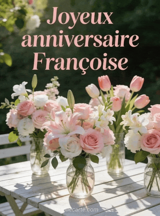 Joyeux anniversaire Françoise - Joyeux anniversaire francoise fleurs