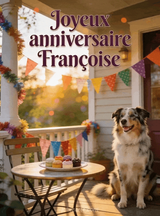 Joyeux anniversaire Françoise - Carte joyeux anniversaire francoise