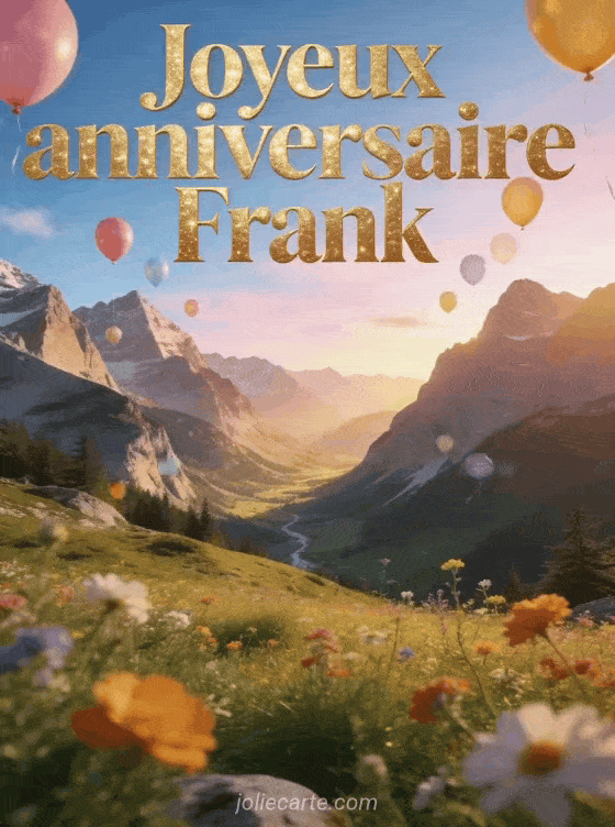 Joyeux anniversaire Frank - Joyeux anniversaire frank image