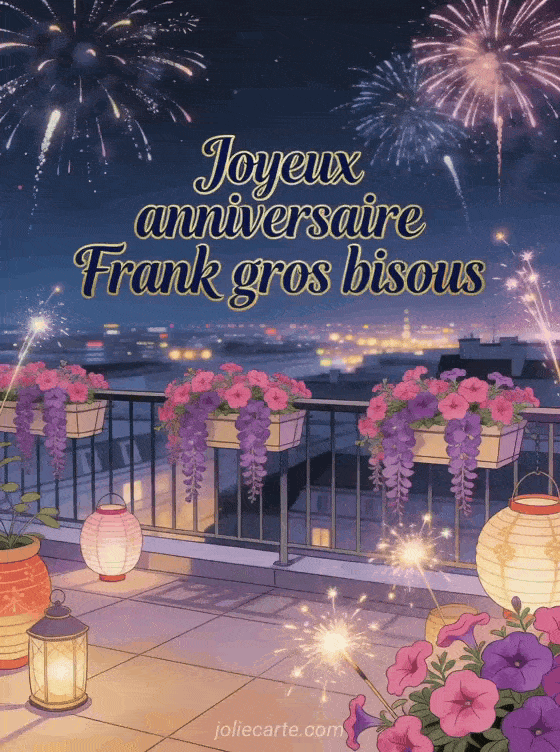 Joyeux anniversaire Frank - Joyeux anniversaire frank gros bisous