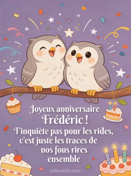 Joyeux anniversaire Frédéric - Joyeux anniversaire frederic rigolo