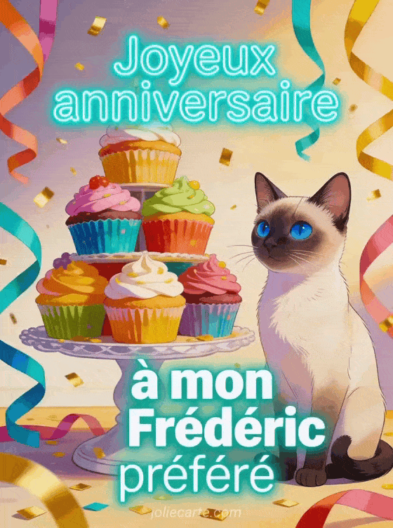 Joyeux anniversaire Frédéric - Joyeux anniversaire frederic gif