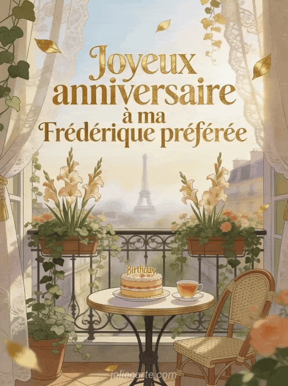 Joyeux anniversaire Frédérique - Joyeux anniversaire frederique gif