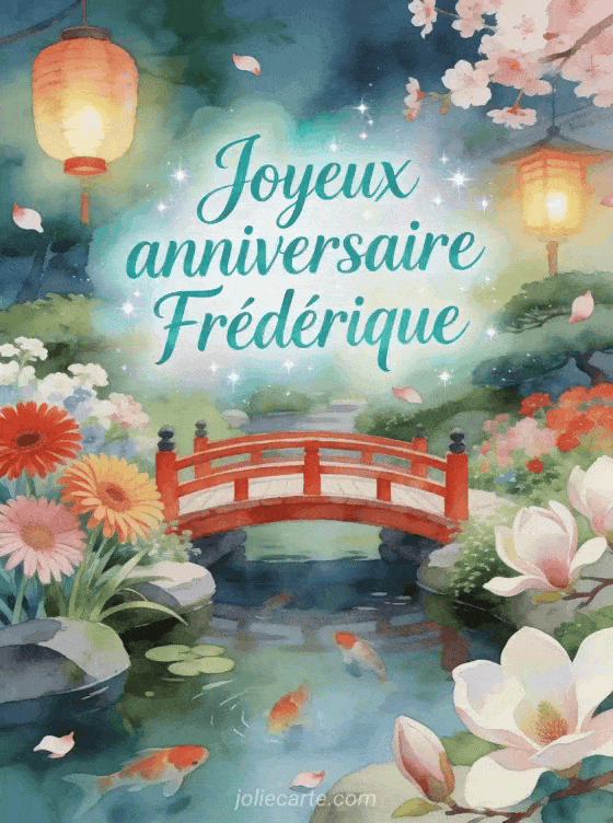 Joyeux anniversaire Frédérique - Joyeux anniversaire frederique gif anime
