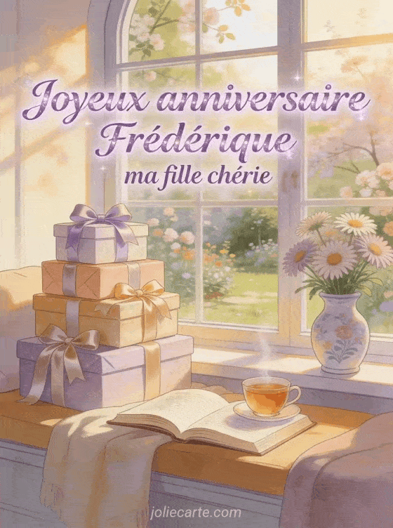 Joyeux anniversaire Frédérique - Joyeux anniversaire frederique ma fille