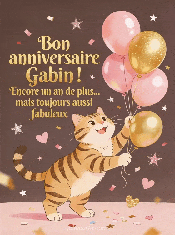 Joyeux anniversaire Gabin - Bon anniversaire gabin