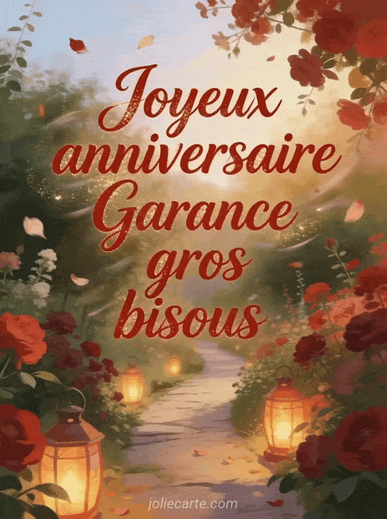 Joyeux anniversaire Garance - Joyeux anniversaire garance gros bisous