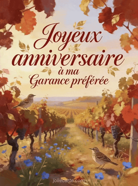 Joyeux anniversaire Garance - Joyeux anniversaire garance gif anime