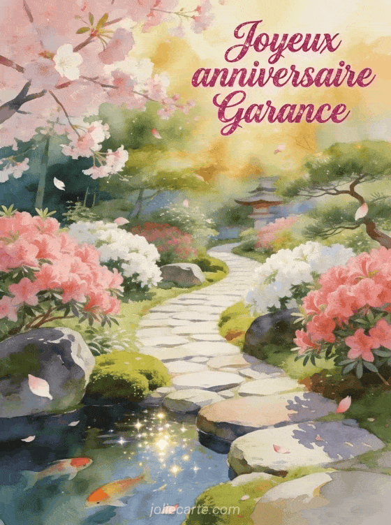 Joyeux anniversaire Garance - Joyeux anniversaire garance fleurs