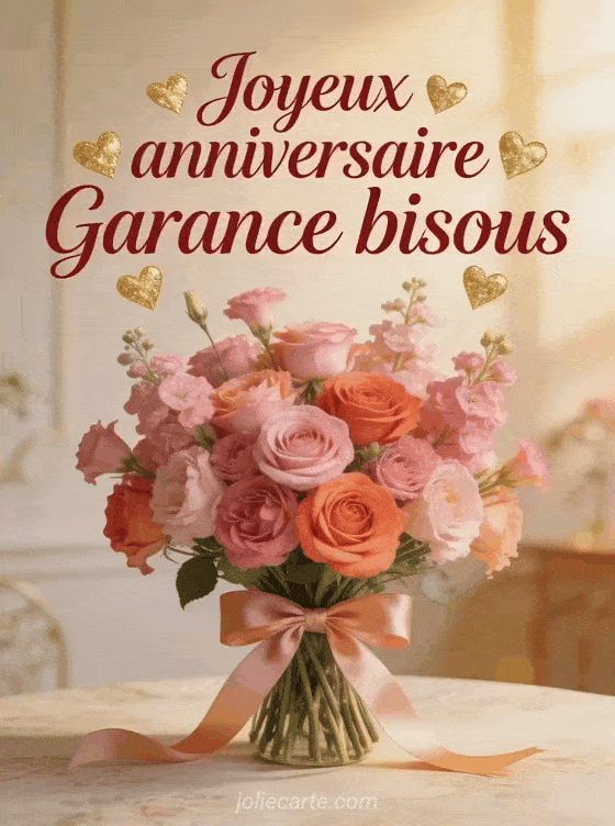 Joyeux anniversaire Garance - Joyeux anniversaire garance bisous