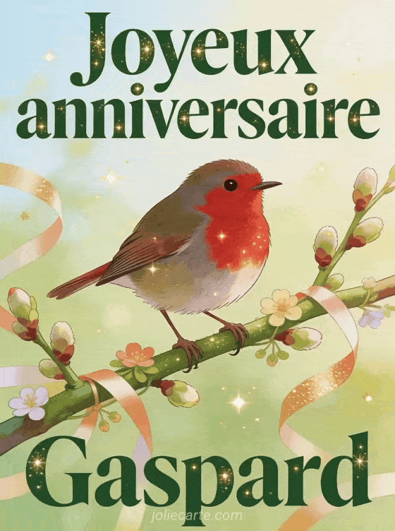 Joyeux anniversaire Gaspard - Joyeux anniversaire gaspard gif anime