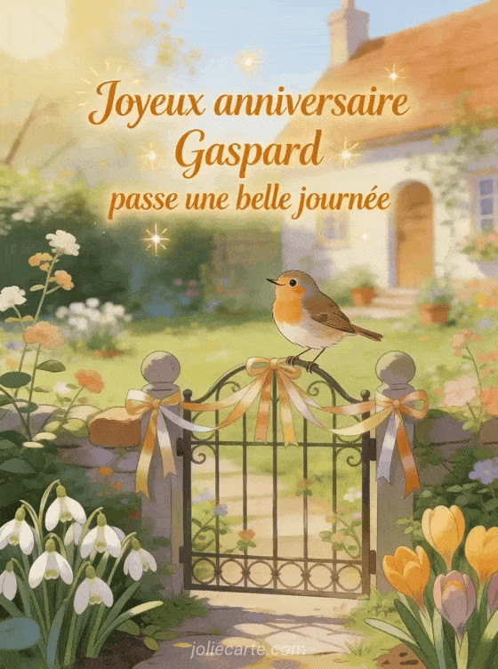Joyeux anniversaire Gaspard - Joyeux anniversaire gaspard gif