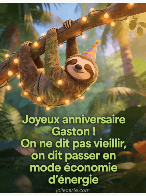 Joyeux anniversaire Gaston - Gaston humour