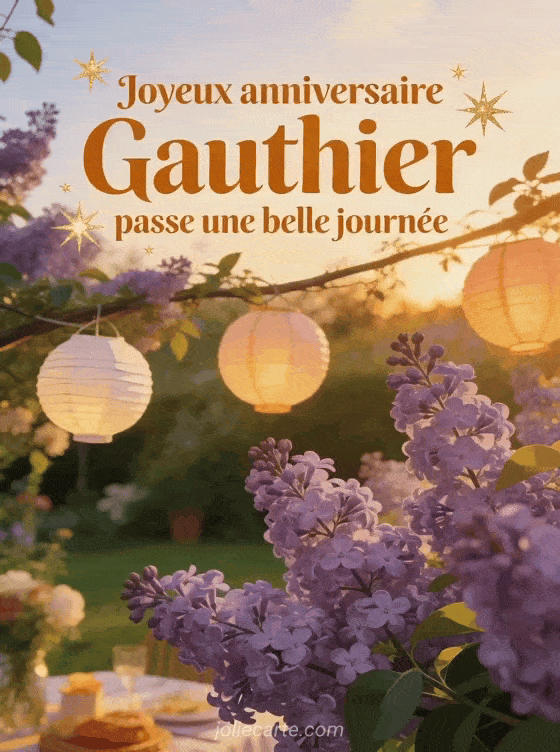 Joyeux anniversaire Gauthier - Joyeux anniversaire gauthier bisous