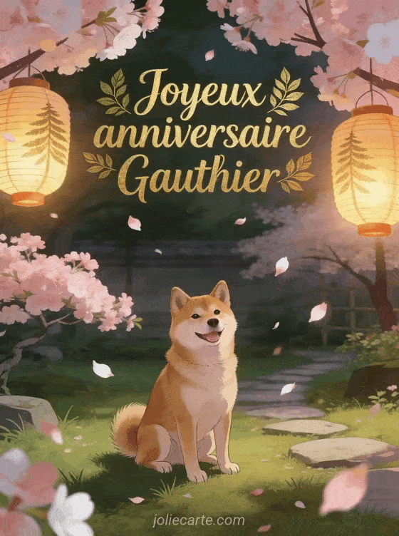 Joyeux anniversaire Gauthier - Joyeux anniversaire gauthier gif anime
