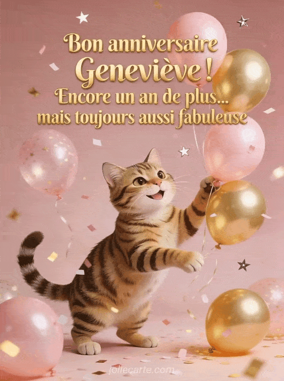 Joyeux anniversaire Genevieve - Bon anniversaire genevieve