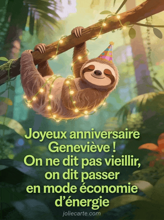 Joyeux anniversaire Genevieve - Genevieve humour
