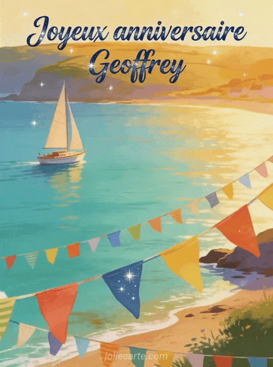 Joyeux anniversaire Geoffrey - Joyeux anniversaire geoffrey gif anime